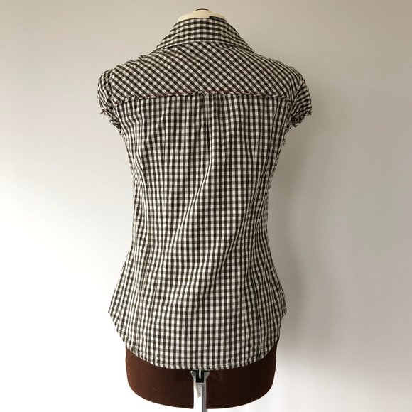 Miss Sixty Gingham Fitted Top - Picture 2 of 8